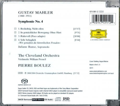 Pierre Boulez - Mahler: Symphonie No. 4 (2000) [2004 SACD]