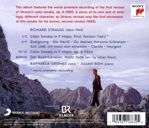 Raphaela Gromes & Julian Riem - Richard Strauss: Cello Sonatas (2020) [Hi-Res]
