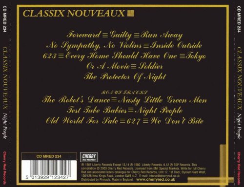 Classix Nouveaux - Night People (Reissue) (1981/2003)