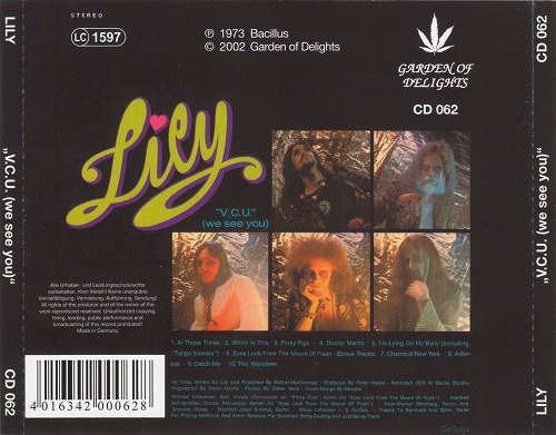 Lily - "V.C.U. (We See You)" (Reissue) (1973/2002)
