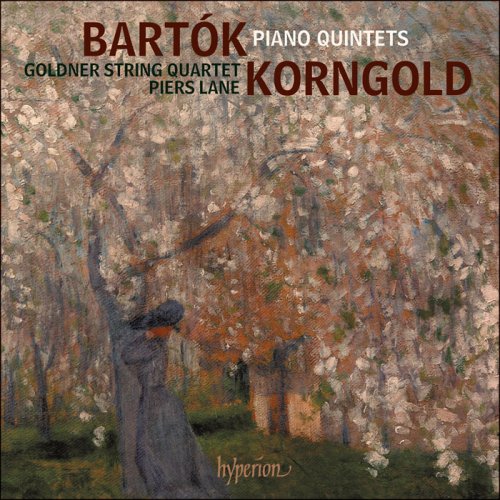 Goldner String Quartet & Piers Lane - Bartók & Korngold: Piano Quintets (2020) [Hi-Res]