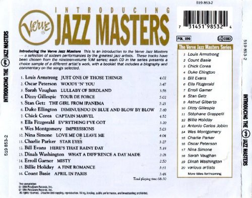 VA - Introducing Verve Jazz Masters 20 (1994)