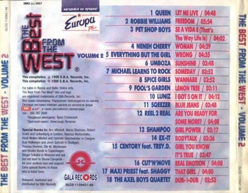 VA - The Best From The West, Vol. 2 (1996) flac