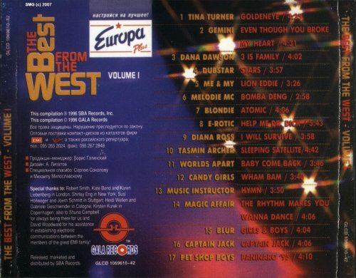 VA - The Best From The West, Vol. 1 (1996) flac