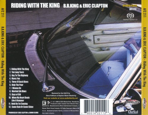 B.B. King & Eric Clapton - Riding With The King (Limited edition) (2000/2015) [Hi-Res+SACD]