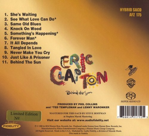 Eric Clapton - Behind The Sun (1985) [2014 SACD]