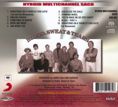 Blood, Sweat & Tears - Blood, Sweat & Tears (1968) [2015 SACD]