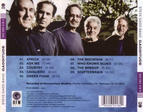 Steve Gadd Band - Gadditude (2013)