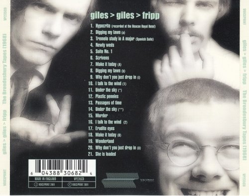 Giles, Giles And Fripp - The Brondesbury Tapes (Reissue) (1968/2001)