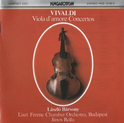 László Bársony - Vivaldi: Concertos for Viola d'amore (1994)
