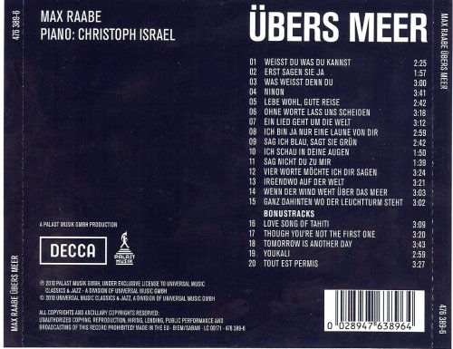 Max Raabe - Ubers Meer  (Limited Edition) (2010)