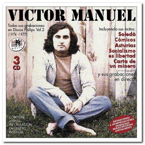 Victor Manuel ‎– Vol. 2 Todas su Grabaciones en discos Philips 1974-1977 [3CD Remastered Box Set] (2000)