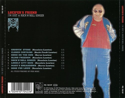 Lucifer's Friend ‎– I'm Just A Rock 'n' Roll Singer (Reissue) (1974/1997)