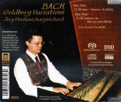 Jory Vinikour - Bach: Goldberg Variations (2001)