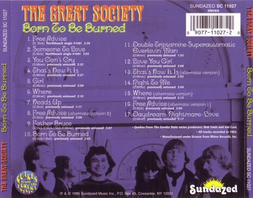 The Great Society - Born to Be Burned (1965-66/1997)