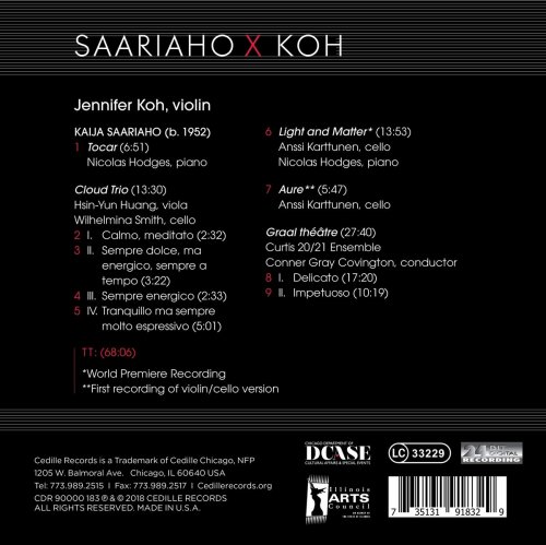 Jennifer Koh - Saariaho X Koh (2018) CD-Rip