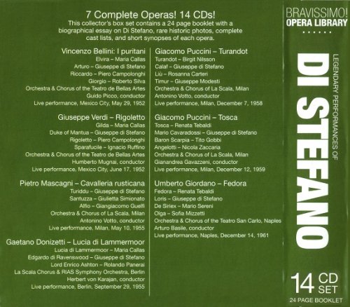 Giuseppe Di Stefano - Legendary Performances (2007) [14xCD]