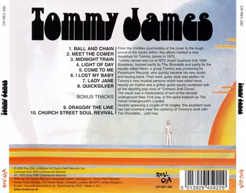 Tommy James - Tommy James (Reissue) (1970/2009) Lossless