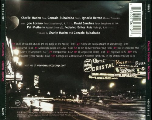Charlie Haden - Nocturne (2001) CD Rip