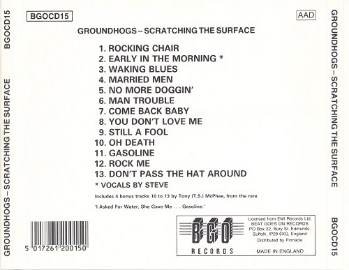 Groundhogs - Scratching The Surface (Reissue, Remastered) (1968/1990)