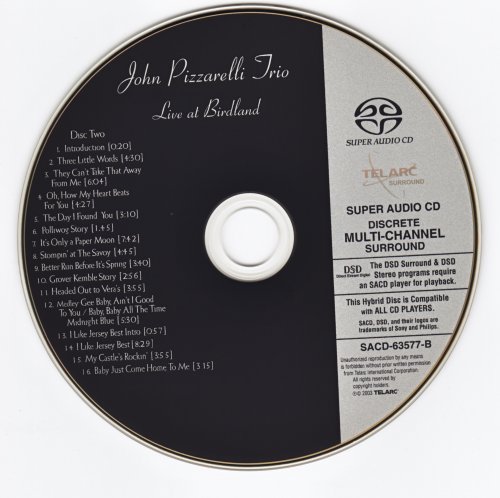 John Pizzarelli Trio - John Pizzarelli Live at Birdland  (2002/2003) [SACD]