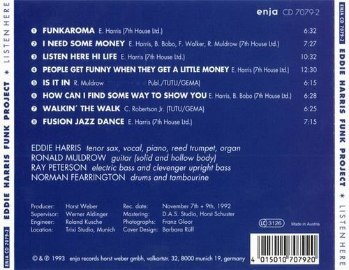 Eddie Harris Funk Project - Listen Here! (1993)