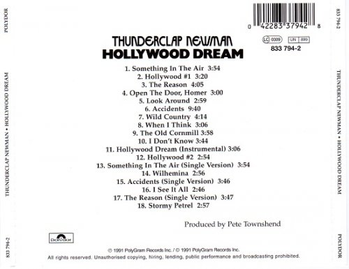 Thunderclap Newman - Hollywood Dream (Reissue) (1970/1991)