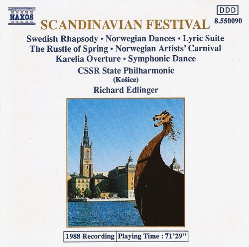 Czecho-Slovak State Philharmonic Orchestra, Richard Edlinger - Scandinavian Festival (1991)