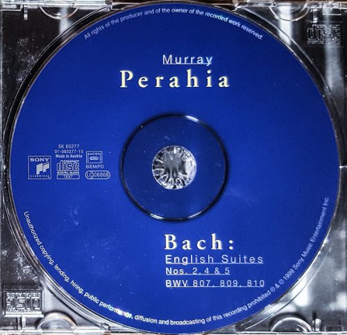 Murray Perahia - Bach: English Suites Nos. 2, 4 & 5 (1999)