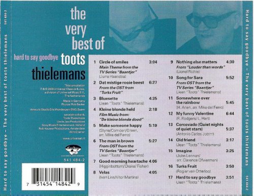 Toots Thielemans - Hard To Say Goodbye , The Very Best Of Toots (2000) FLAC