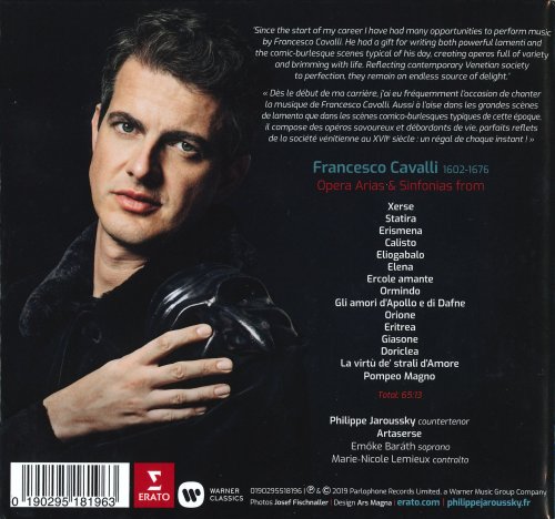 Philippe Jaroussky - Ombra mai fu: Francesco Cavalli Opera Arias (2019) CD-Rip