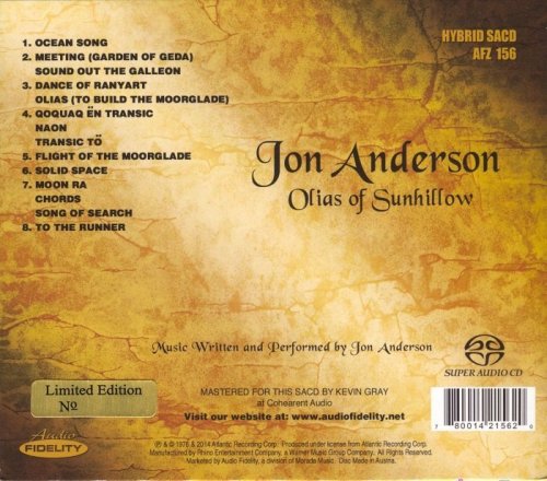 Jon Anderson - Olias of Sunhillow (1976) [2014 SACD]