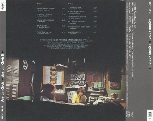 Leon Russell & Marc Benno - Asylum Choir II (Reissue, Remastered, SHM-CD) (1971/2016)