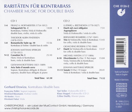 Gherhard Dzwiza - Chamber Music for Double Bass (2007)