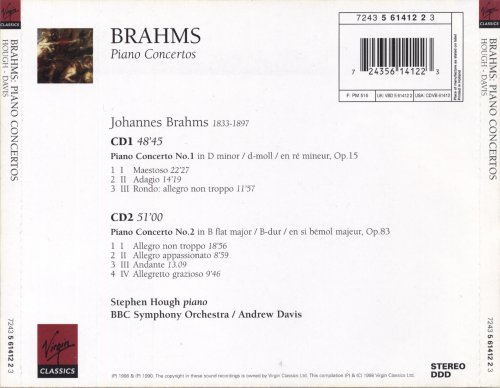 Stephen Hough - Brahms: Piano Concertos Nos. 1 & 2 (1998)