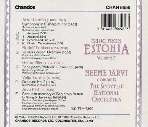 Neeme Järvi - Music from Estonia, Vol. 2 (1989)