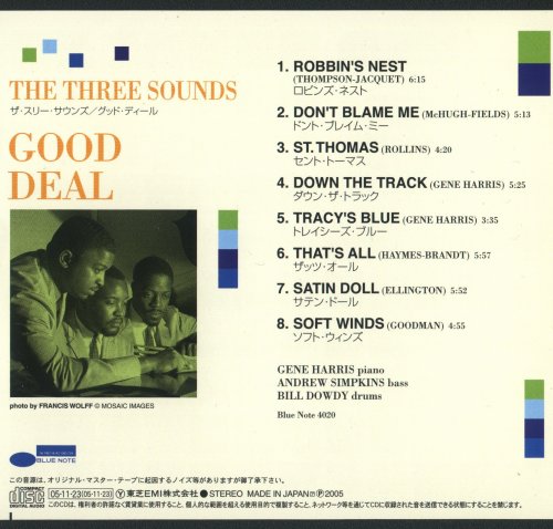 The Three Sounds - Good Deal (1959) [2005] CD-Rip