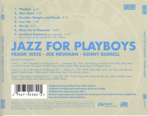 Frank Wess - Jazz for Playboys (1956)