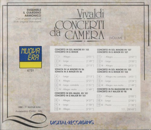 Il Giardino Armonico  - Vivaldi: Concerti da camera (1988)