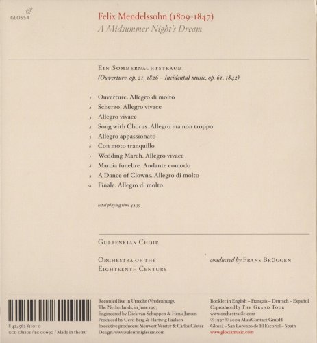 Frans Brüggen - Mendelssohn: A Midsummer Night's Dream (1997)