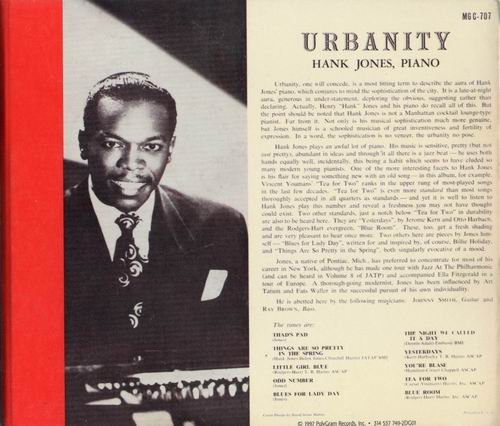 Hank Jones - Urbanity (1997)