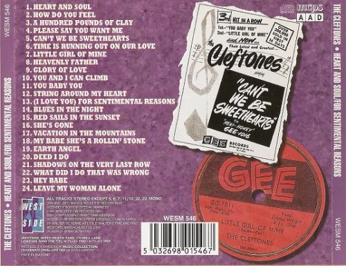 The Cleftones - Heart And Soul / For Sentimental Reasons (Reissue, Remastered) (1961-62/1998)