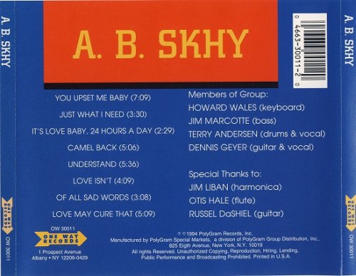 A.B. Skhy - A.B. Skhy (Reissue) (1969/1994)