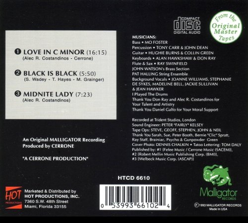Cerrone - Love In C Minor (1976) [1993] CD-Rip