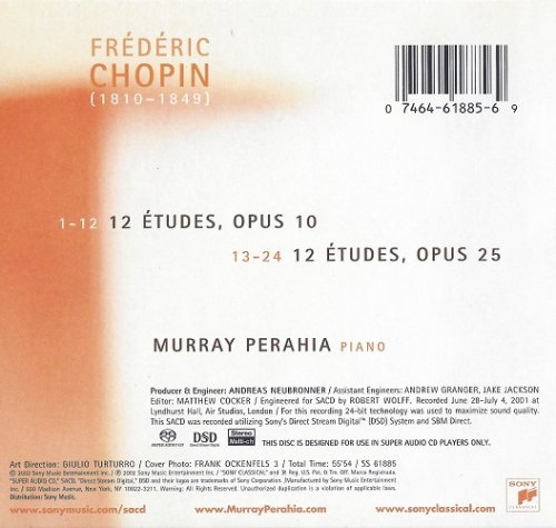 Murray Perahia - Chopin: Etudes (2002) [SACD]