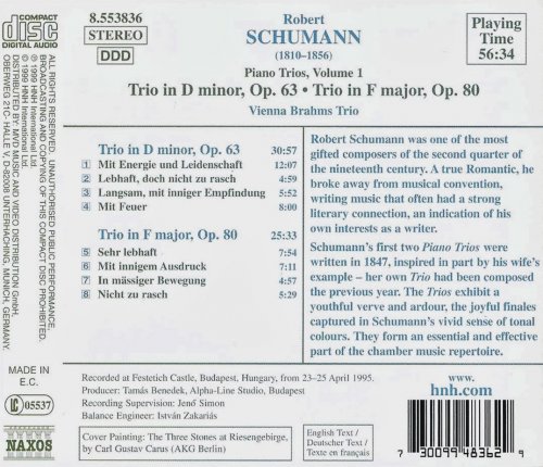 Vienna Brahms Trio - Schumann: Piano Trios, Vol. 1 (1999)