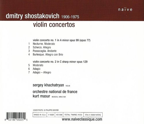 Sergey Khachatryan - Shostakovich: Violin Concertos (2006)