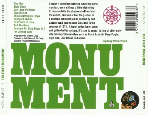 Monument - The First Monument (Reissue) (1971/2010)