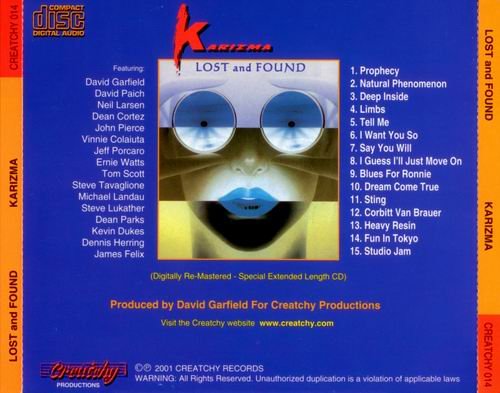 Karizma - Lost and Found (2001)