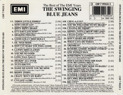 The Swinging Blue Jeans - The Best Of The EMI Years (Remastered) (1992)